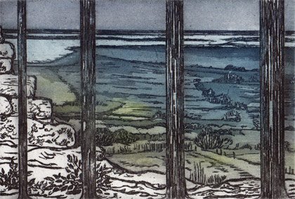winter view, orford castle
